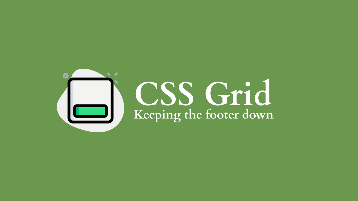 keep footer down