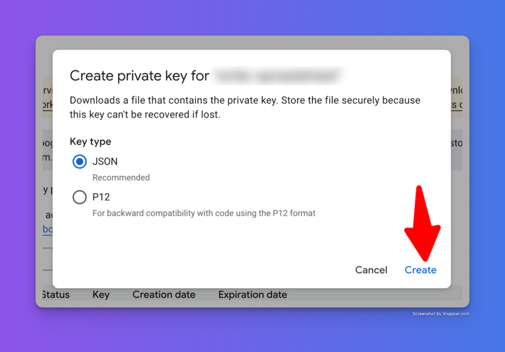 export MySQL data to Google Sheets 12